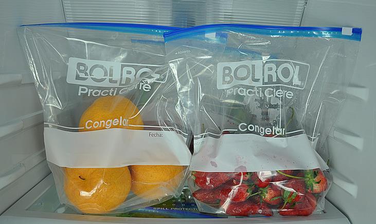 LDPE slider bags for fruit  A3 